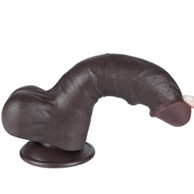 Realističnan crni dildo sa pomerivom kožicom 21cm  Lvtoy00743-2